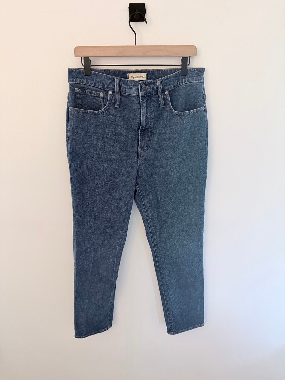 Madewell The Perfect Vintage Jeans Mid-Rise Slim Straight Leg-Size 30